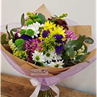 REGALAUNAFLOR-Ramo de flores multicolor-FLORES FRESCAS-ENVIO EN 24 HORAS DE LUNES A SABADO.